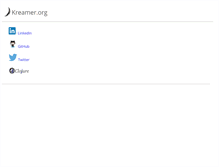 Tablet Screenshot of kreamer.org